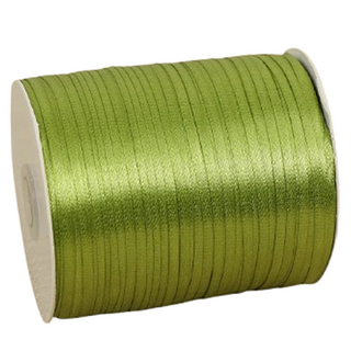 Second Best 大容量細繩包裝緞帶 0.6cm, 500m, 軍綠色, 1捲