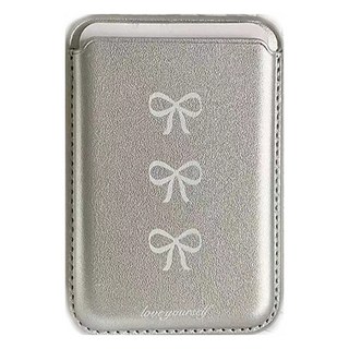 SOKIND Magsafe磁力吸附卡錢包MGC-005, 1個, 三個蝴蝶結