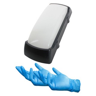 DAYON 室內外兩用 LED 圓形浴室防水壁燈 停車場燈 隧道燈 浴室燈 50W 黑色 KS產品 白光 + 丁腈手套 2入組