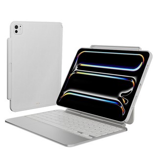 SwitchEasy 魚骨牌 CoverBuddy 巧控鍵盤保護殼, 1個, 皮革白