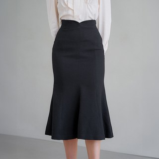 벰버 TULIP TWEED MERMAID SKIRT