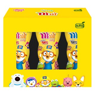 Iprom 淘氣小企鵝聯名手指泡芙餅乾 原味 2罐+黑色組, 穀物口味, 1組