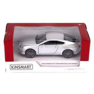 KiNSMAR 賓利 Continental GT Speed 迷你模型車 KT5363F, 銀色, 1個