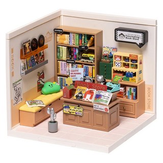 로라이프 로보타임 DIY 미니어처 북스토어 DW004, 108피스, 혼합색상, 1개