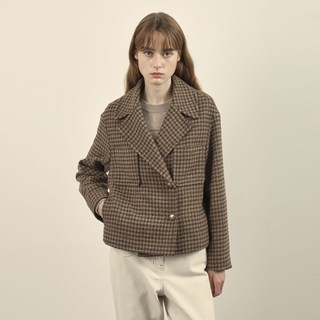 Olivia Lauren 女千鳥格裁縫夾克 VOCFU4W9311