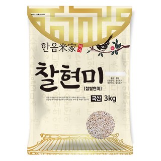 한음미가 찰현미 찹쌀현미, 3kg, 1개