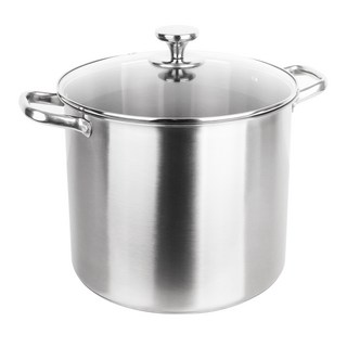 VILIVIN 電磁爐適用 不鏽鋼燉鍋, 1個, 銀色, 30cm