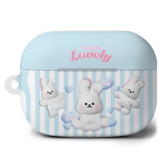 rorentech AirPods Pro 2 藍牙無線耳機殼, 藍心邦尼