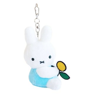拿著花的Miffy縫製玩偶, 天藍色, 8cm, 1個
