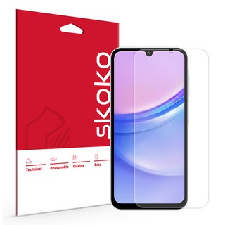 스코코 지문방지 저반사 액정보호필름 2p 세트, 1세트