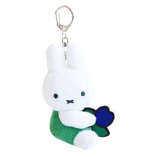 拿著花的Miffy縫製玩偶, 綠色, 8cm, 1個