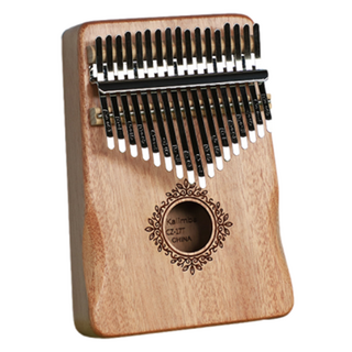 Toppia 簡約卡林巴琴 原木蝶戀花 手持桃花心 禮盒組, 1個