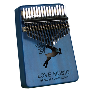 Toppia 簡約卡林巴琴 紅寶石花愛心禮盒 type1, 1個