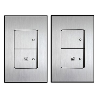 Boedam 2開關 內建換氣扇跳線, 2個