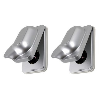 Boedam 防雨防滴型插座 2孔 直立式 銀色, 2個