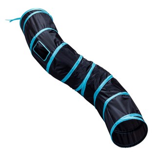 카무라라 고양이 S터널 S형기본, 블랙+블루, 1개