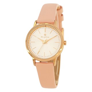 OST 女士立方黑色 Crocker 皮革手錶 OTW120912APB