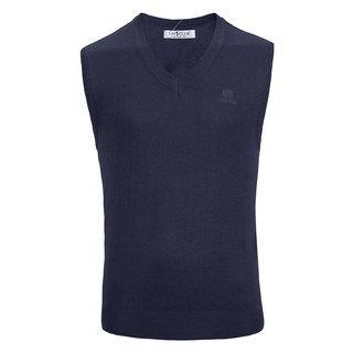 뉴이글 남성용 V넥 니트 골프 조끼 DW-3824