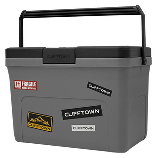 CLIFFTOWN 桌上型大容量保冷箱, 碳黑色, 28L