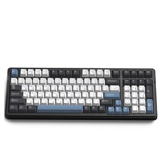 AULA 독거미 한글 LEOBOG V3 펀키스 유무선 기계식 키보드, 인디고 블랙, F99, 황축