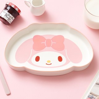 幼兒用三麗鷗點心盤 美樂蒂, 1個, 混合色