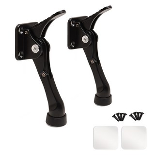 Sonjabisesang 方形馬蹄黏貼式門擋 黑色 2入組, 1套