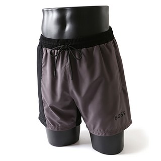 HUGO BOSS 男士沙灘防曬短褲 + 毛巾 + 包款套裝