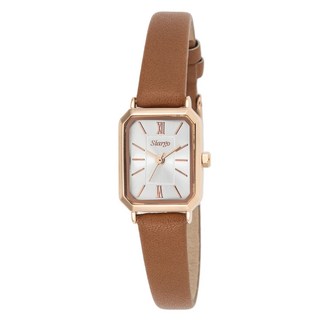 시아르고 여성용 세이지 컬렉션 가죽 시계 SG001