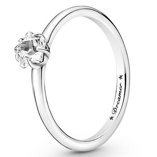 PANDORA 潘多拉 女款夜空星光單石戒指 190026C01 + 購物袋