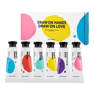 DUFT&DOFT 迷你香氛護手霜套裝 6件裝, 1組