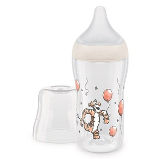 NUK Perfect Match 奶瓶 + M號奶嘴套組, 迪士尼跳跳虎, 260ml, 1套