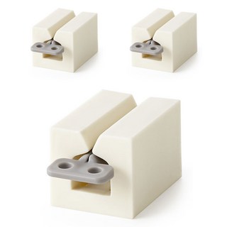 Postroad 方形牙膏擠壓器, 象牙白, 3個