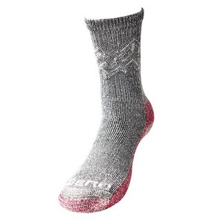 LIBERO Rober 輕量緩震羊毛登山襪, 1個, 紫海軍藍