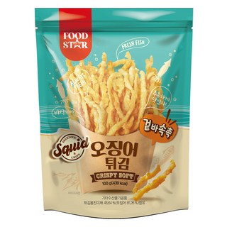 foodstar 炸魷魚絲, 1包, 100g