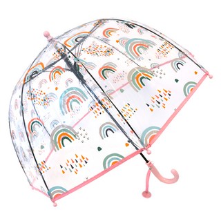 SK I&D 兒童透明彩虹圓頂傘