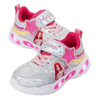 브랜드없음 시크릿쥬쥬 아동용 발광 운동화