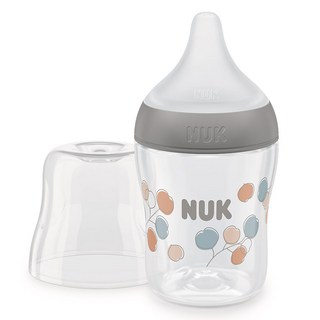 NUK Perfect Match 奶瓶 + S號奶嘴套組, 棉花, 150ml, 1套