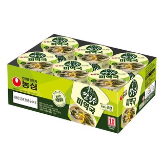 NONGSHIM 農心 海帶湯米線杯麵 74g, 6入