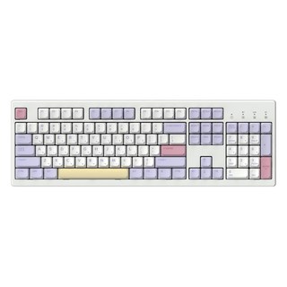 한성컴퓨터 유무선 기계식 키보드 딥블루 뽀송 38g, 퍼플하트, TFG Cloud CF