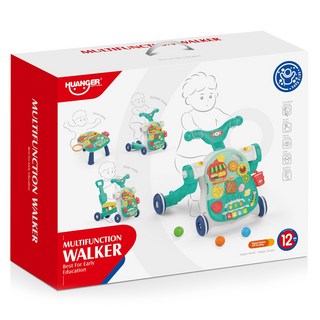 SKY SunStar 4合1 水果學步嚕嚕車 學習桌 推車 學步輔助車, 1個