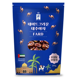 데이트크라운 파르드 대추야자, 1개, 250g