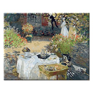 Momofix Painting DIY數字油畫 50 x 40cm, Monage Berini 花園和餐桌, 1個