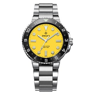Dward 男士潛水防水腕錶 金屬錶帶 DW-208