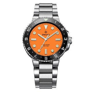 Dward 男士潛水防水手錶 金屬錶帶 DW-208