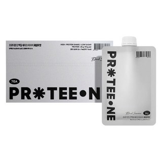 proteeone 蛋白奶昔袋黑芝麻口味 7p, 1個, 280g