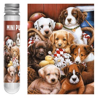 작디작은집 높은 난이도의 성인 만화 퍼즐 강아지, 혼합색상, 150피스, 1개