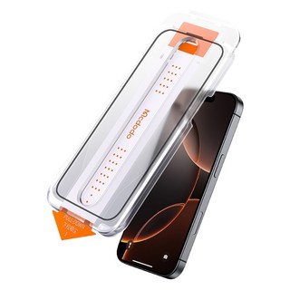 Mcdodo 麥多多 iPhone16系列 全覆蓋鋼化玻璃螢幕保護貼, 1套, Clear, PF686