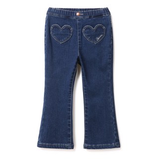 Perimitz 女童款愛心牛仔喇叭褲 P2441Q257