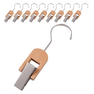 MONACO OLIVE 原木夾掛架, 木質, 10個