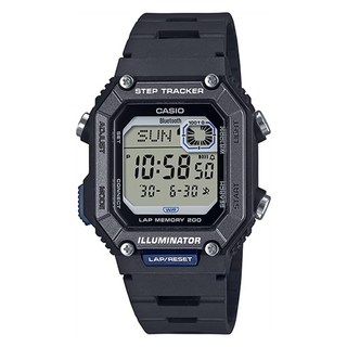 CASIO 卡西歐 計步器軍規聚氨酯電子手錶 WS-B1000-1A